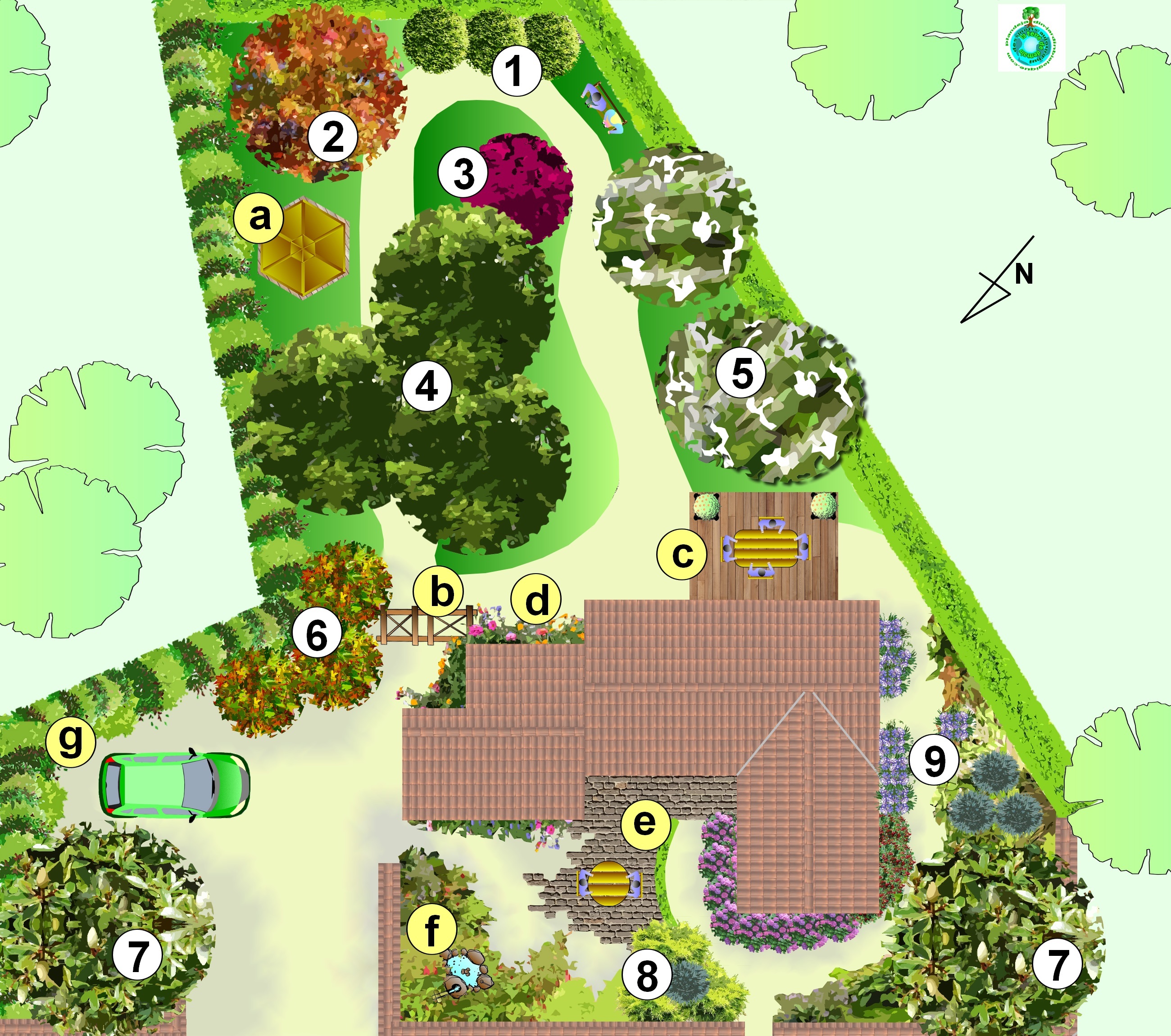 exemple plan  jardin  mod le d am nagement paysag  page 